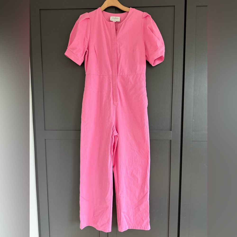 Mare Mare X Anthropologie Pink Jumpsuit -• M - Picture 3 of 11